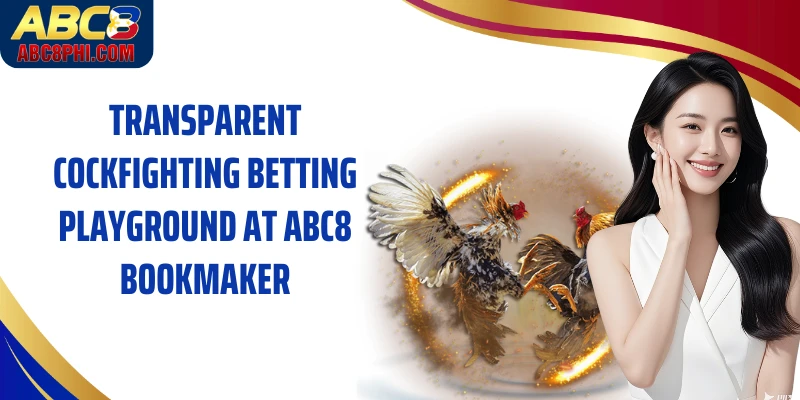 Transparent cockfighting betting playground at ABC8 bookmaker
